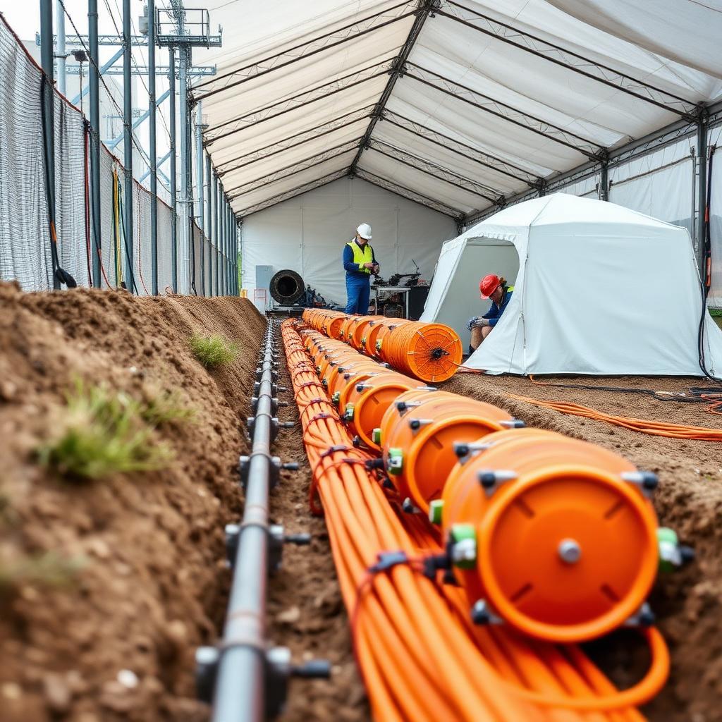Fibre-Optic Line Projects
