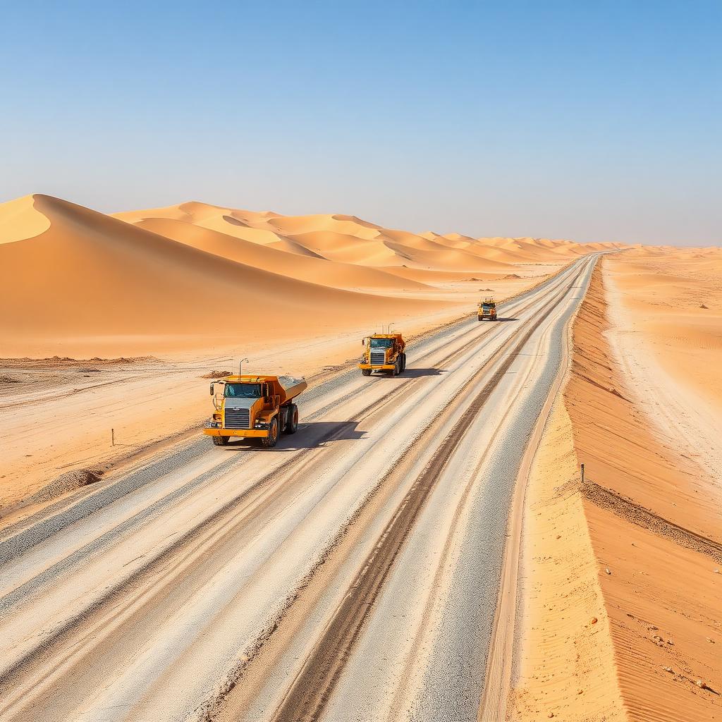 In Amenas Roads & Drilling Works